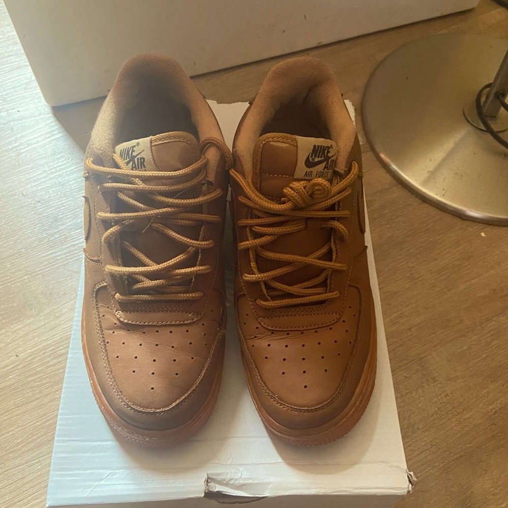 Tan Nike Air Forces